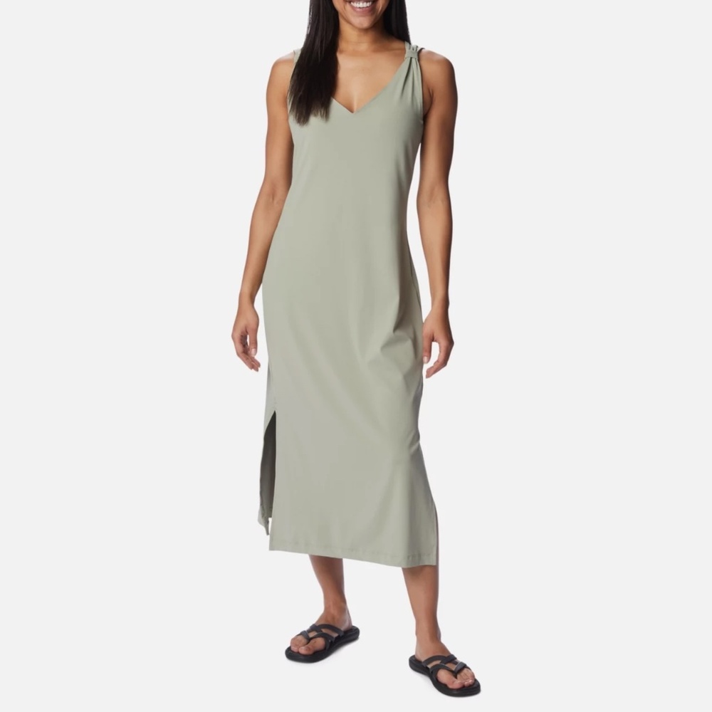 Columbia midid dress light safari green